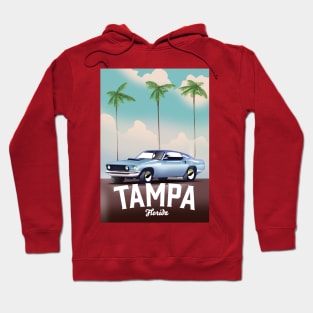 Tampa Florida Auto travel poster Hoodie